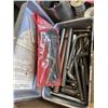 Image 4 : TRAY OF SOLDERING WIRE, ALLEN KEYS, PROTECTION FACE MASK ETC