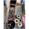 Image 5 : TRAY OF SOLDERING WIRE, ALLEN KEYS, PROTECTION FACE MASK ETC