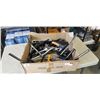 Image 1 : BOX OF NEW BIKE PARTS - SEATS, HANDLE BARS, REFLECTORS, ETC
