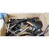 Image 2 : BOX OF NEW BIKE PARTS - SEATS, HANDLE BARS, REFLECTORS, ETC