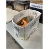 Image 1 : BOX OF 1x1 ORANGE PEX CORNER AND T PIECES W/ BRACKETS