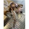 Image 3 : 2 NEW DRAGONFLY WIND DECORATIONS AND 2 PLANT HANGER SWIRL HOOKS