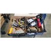 Image 1 : 2 TRAYS OF SOCKETS, AIR COMPRESSOR HAND TOOLS AND MORE