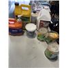 Image 5 : 2 HALF EMPTY JUGS OF CONCRETE FORM RELEASE AND TOTE OF ASSORTED FLUIDS