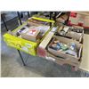 Image 1 : 2 TRAYS OF ELECTRICAL AND DOOR HARDWARE, MAINLY ALL NEW