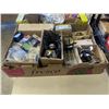 Image 2 : 2 TRAYS OF ELECTRICAL AND DOOR HARDWARE, MAINLY ALL NEW