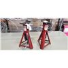 Image 1 : PAIR OF 3000LB JACK STANDS