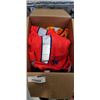 Image 1 : LOT OF AIRSPACE RELFECTIVE VESTS AND 1 SAFETY VEST