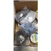 Image 2 : BOX OF NEW AMAZON ITEMS - GARDEN EDGING, RUBBER TUBING, LONGBOARD ROLL TAPE, ETC