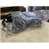 Image 2 : AS NEW 75FT BLACK  INDOOR OUTDOOR HEAVY DUTY LIGHTED 3 WIRE GROUNDED EXTENSION CORD 12AWG