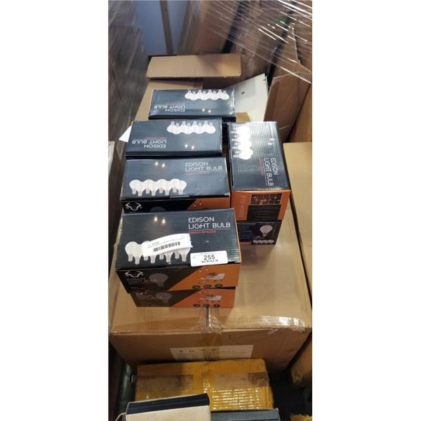 CASE OF BERELLI G50-4W 2700K E12 LIGHT BULBS, 40 BOXES OF 8 BULBS PLUS 9 BOXES