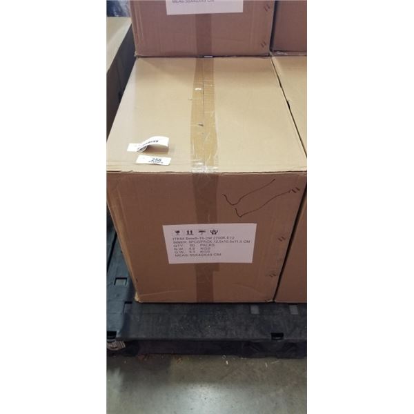 CASE OF BERELLI T6-2W 2700K E12 LIGHT BULBS, 60 BOXES OF 8 BULBS