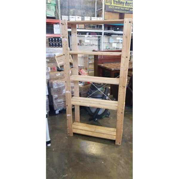 WOOD 6FT PANTRY SHELF