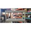Image 3 : WHITE 4 TIER PLASTIC SHELVING UNIT APPROX 6FT TALL, 36" x 18"