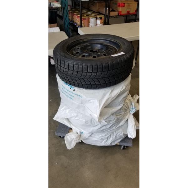 4 BLIZZAK TIRES ON WHEELS 205 / 60 R15