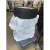 Image 2 : 4 GOODYEAR ASSURANCE 205 /55 R16 ALL SEASON TIRES 5 SPOKE ALUMINUM RIMS 65% TREAD LEFT