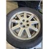 Image 4 : 4 GOODYEAR ASSURANCE 205 /55 R16 ALL SEASON TIRES 5 SPOKE ALUMINUM RIMS 65% TREAD LEFT