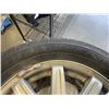 Image 5 : 4 GOODYEAR ASSURANCE 205 /55 R16 ALL SEASON TIRES 5 SPOKE ALUMINUM RIMS 65% TREAD LEFT