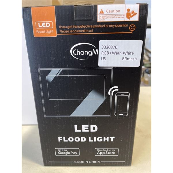 4 NEW LED FLOODLIGHTS WITH APP CONNECTIVITY