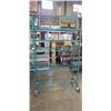 Image 1 : GREEN WIRE ROLLING 6 TIER RACK