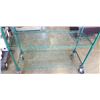Image 2 : GREEN WIRE ROLLING 6 TIER RACK