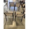 Image 4 : SET OF 4 STACKING PATIO SLING CHAIRS