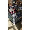 Image 1 : PALLET OF ASSORTED GOODS, CONTENTS OF REPOSESSSED VEHICLES, BIN NOT INCLUDED