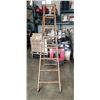 Image 2 : 8FT WOODEN A-FRAME LADDER