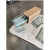 Image 3 : 4 NEW CORNER SHOWER CADDY SETS AND ONE 5PC SHOWER CADDY SET, CORNER SETS ARE DARK GREEN
