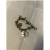 Image 1 : VINTAGE LINKS BRACELET W/ CHARMS