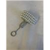 Image 1 : PEARL BRACELET CONNECTED W/ RHINESTONES RING BAND