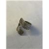 Image 3 : FIRST NATION NORTH WEST HAIDA STERLING SILVER WRAP RING HAND CRAFTED AND SIGNED QS