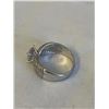 Image 2 : STERLING SILVER RING, MARKED 925 SIZE 9 IN GOOD CONDITION, FEW STONES MISSING