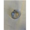 Image 3 : STERLING SILVER RING, MARKED 925 SIZE 9 IN GOOD CONDITION, FEW STONES MISSING