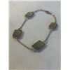 Image 2 : STERLING SILVER W/ SEMI PRECIOUS STONES BRACELET MARKED 925