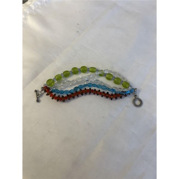 4 STRAND BEADS BRACELET