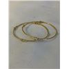 Image 1 : HAND CRAFTED 18K GOLD PLATED PAIR OF BANGLES