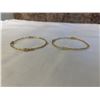Image 2 : HAND CRAFTED 18K GOLD PLATED PAIR OF BANGLES
