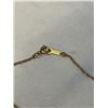 Image 4 : VINTAGE GOLD FILLED CHAIN W/ PENDANT NECKLACE MARKED ECCO GF