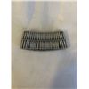 Image 1 : VINTAGE HEAVY SILVER TONE W/ RHINESTONES STRETCH BRACELET