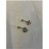 Image 1 : PAIR OF STERLING SILVER BELLY BUTTON RINGS MARKED 925