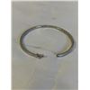 Image 2 : HINGED STERLING SILVER BANGLE, MARKED 925