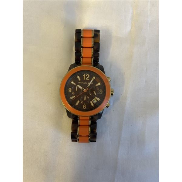 MICHAEL KORS QUARTZ WATCH MK-5765 DATE STAINLESS STEEL, WORKING