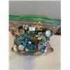 Image 1 : BAG OF MISC JEWELRY, BEADS AND PARTS