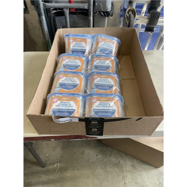 8 NEW MOISTURE ABSORBER AND ODOUR ELIMINATOR SETS