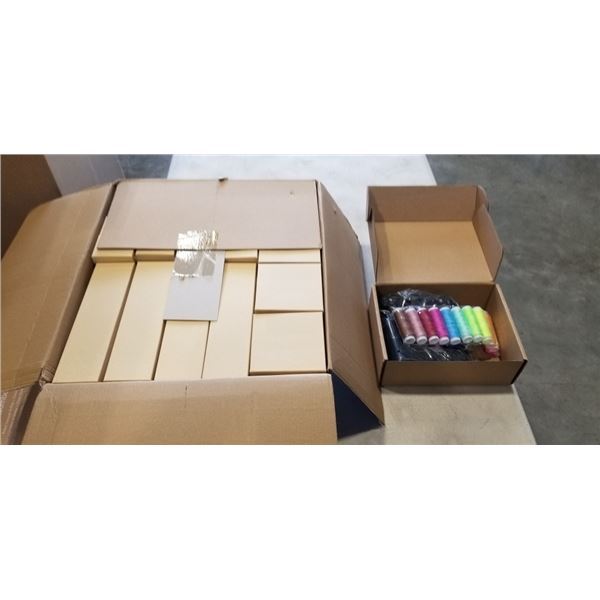 CASE OF NEW ASSORTED SIZE JEWELLERY BOXES AND NEW SINGER SEWING MACHINE REPLACMENT PEDAL