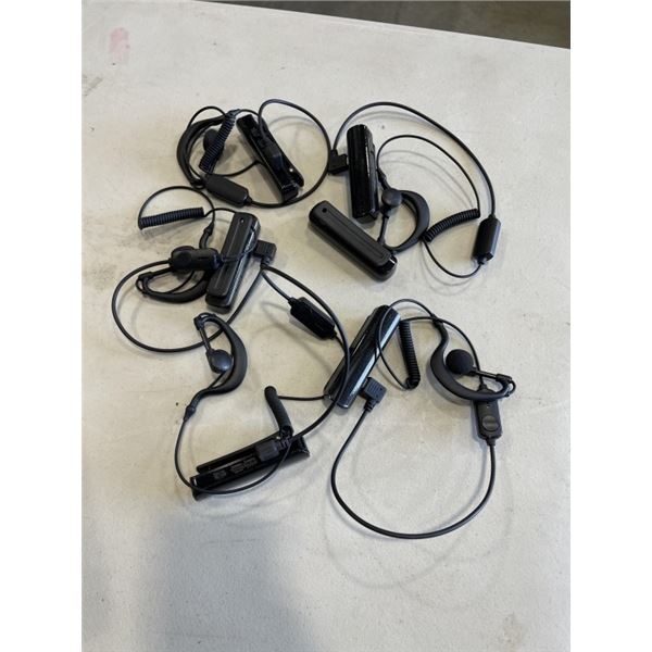 5 MINIATURE WALKIE TALKIES WITH EARPIECES USB-C CHARGEABLE