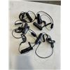 Image 1 : 5 MINIATURE WALKIE TALKIES WITH EARPIECES USB-C CHARGEABLE