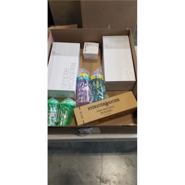 ASSORTED NEW WATER BOTTLES