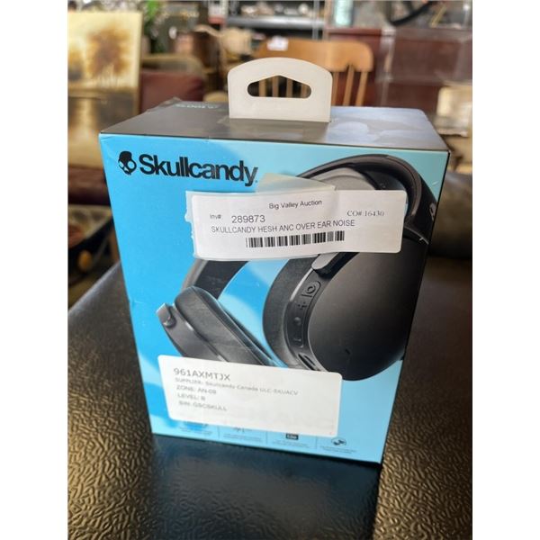 SKULLCANDY HESH ANC OVER EAR NOISE CANCELLING BLUETOOTH HEADPHONES - TESTED WORKING, RETAIL $169
